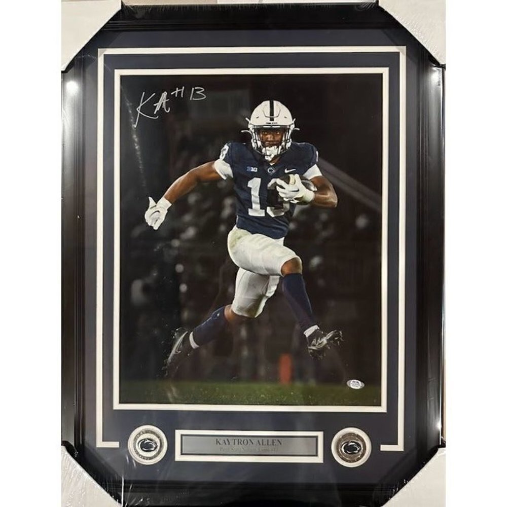 Kaytron Allen signed autographed Penn State Nittany Lions 16x20 Photo Framed PSA